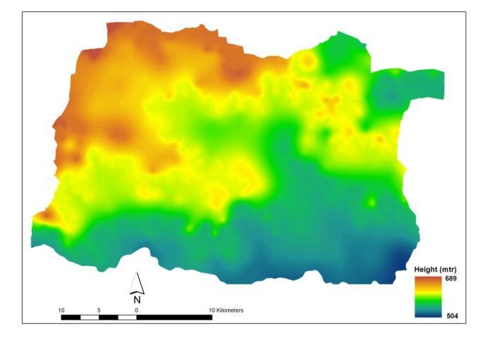 Fig. 2 Physiography and Drainage Map of the Baramati Tahsil Soil Types:- The fertility of soil is one of the factors affecting land capability of agricultural development.