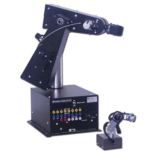 Complete Mentor Package 35-001-USB! Five axes human arm configuration, plus gripper! Built-in control system! Ready to run using hand controlled simulator! Easy to program using WALLI software!