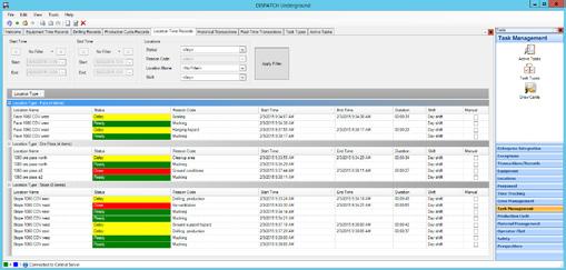 ACTIVE TASK MANAGEMENT Active Task Management handles all tasks and work orders assigned to the mobile fleet.