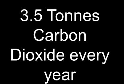 5 Tonnes Carbon Dioxide for 1 tonne printed film 1 Tonne of
