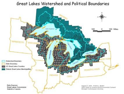 Michigan streams are part of the Great Lakes watershed.