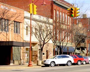 Historic Downtown District Design Guidelines for Commercial Properties The Historic Downtown District includes the entirety of the B-3 zoned district, the contiguous R-4 zoned district which extends