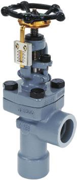 Advanced construction features of this high pressure drop angle globe valve provide quality and long service life.
