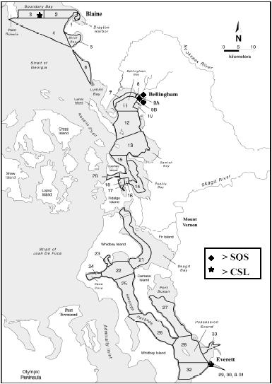 and Zn are trapped Paulson et al. 1988. The impact of scavenging on trace metal budgets in Puget Sound. Geochimica et Cosmochimica Acta, 52: 1765-1779.