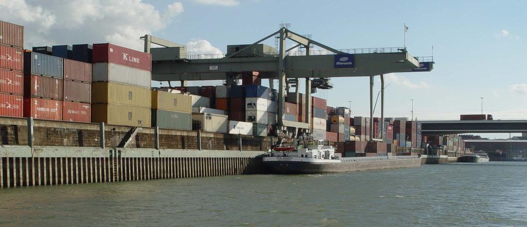 Container Terminal Mühlau M Docks 30% of COB arrive/leave by rail (Spain,