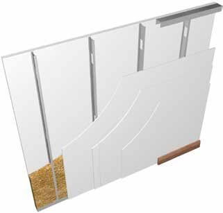 is a lightweight, non-loadbearing wall capable of providing up to 240 minutes fire resistance.