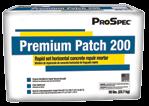 Concrete Repair Premium Patch 100 Premium Patch 200 Metro Mix 240 Metro Mix 240 AE A fast-setting, fiber-reinforced, high strength, cement-based repair mortar designed for applications where high