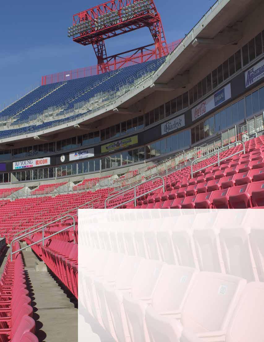 Titans Stadium Nashville, Tennessee ProSpec Product Enhancements Rapid Cure Technology RCT Improves the strength, curing, workability, and performance of ProSpec surface preparation and tile products.
