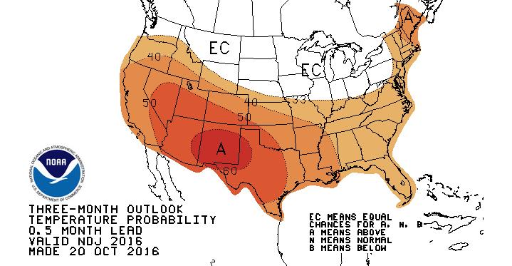 Weather Outlook The National Weather Service Climate Prediction Center is