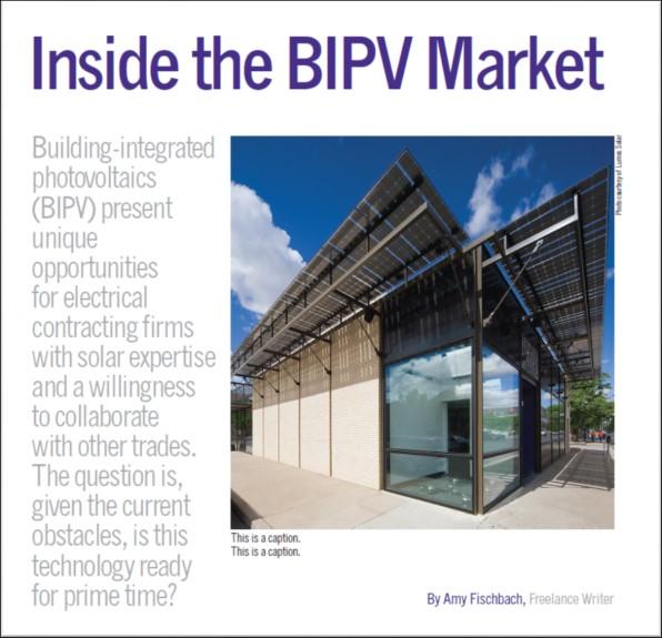 Report: Inside the BIPV Market For more information on the BIPV market, refer to the Inside the BIPV Market white paper. Visit: http://www.