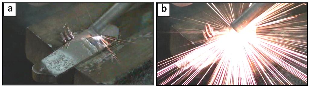 Mechanism of Building-Up Deposited Layer During Electro-Spark Deposition 263 (a) (b) understand the mechanism of deposition point by point.