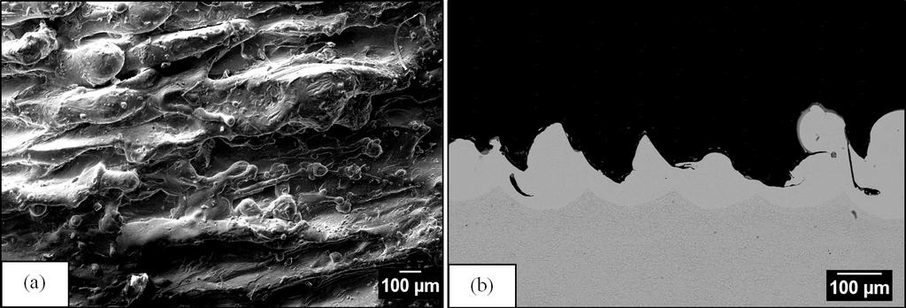 FIGURE 2. Molten pool width and thickness of samples processed at spot size 0.4 mm (a), (b) - [F6]; and 0.2 mm (c), (d) [N3]; and 0.09 mm (e), (f) [E5].