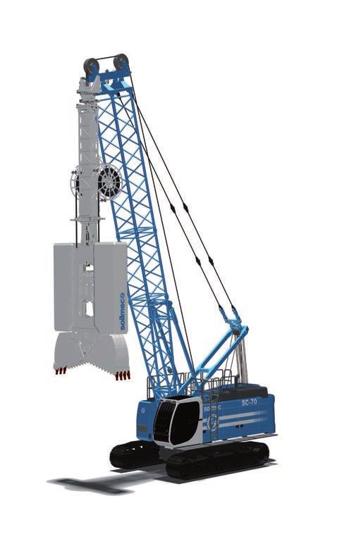 Soilmec Equipment 1 2 Since 1974, with the first BHP hydraulic grab, Soilmec is a benchmark point in the field of the diaphragm wall technology executed by grabs.
