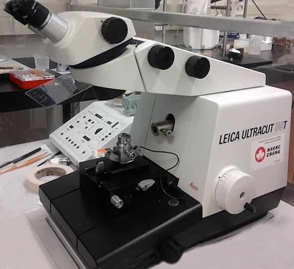 Ultra Microtome Used for very thin section The typical thickness
