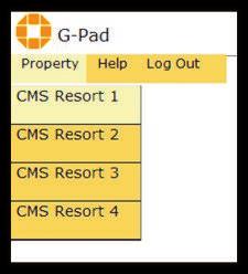 G-Pad GuestCentrix s G-Pad WebApp has been crafted for Apple s ipad, and provides users with access to essential information on each of their hotels, quickly and easily.