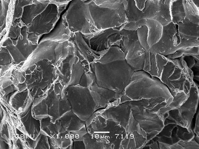 Heat W3 after tempering at 575 C was investigated. Analyzed microstructure composed with tempered martensite laths, Fig.
