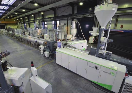 Part 3: Production lines for PVC processing 3-layer pipe extrusion line 1.