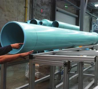 diameter 90-800 mm, PN 12,6 PN25 Throughput: up to 1,400 kg/h Feedstock pipe 4.