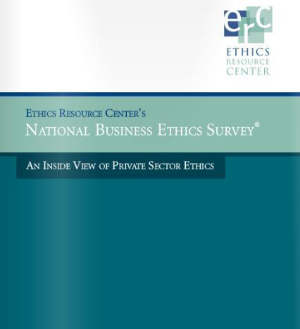 Current State of Workplace Ethics 9 2014 ERC National Business Ethics Survey Good news: Companies with strong or strong-leaning ethics cultures grew from 60% in 2011 to 66%