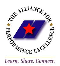The Alliance for Performance Excellence Advancing
