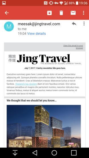 responsive and eye-catching newsletters that look and