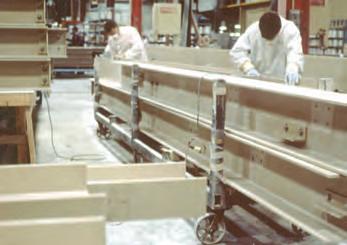 In addition to being the world's largest producer of pultruded parts, Strongwell is also the largest fabricator of structures utilizing pultruded