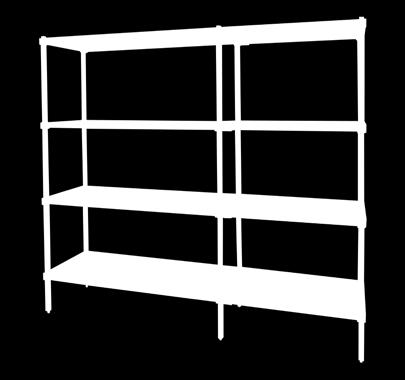 provide a barrier along the perimeter of the shelves.