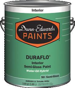 SPARTAWALL SPARTAZERO DURAFLO :: Excellent hide and coverage :: Great flow & leveling :: Dries to a smooth, uniform finish :: Zero VOC, very low odor :: Excellent hide and coverage :: Dries to a