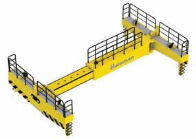 FEATURES Fully containerised: when folded the spreader can be transported as standard 20ft container Space efficient: it can be folded to a compact