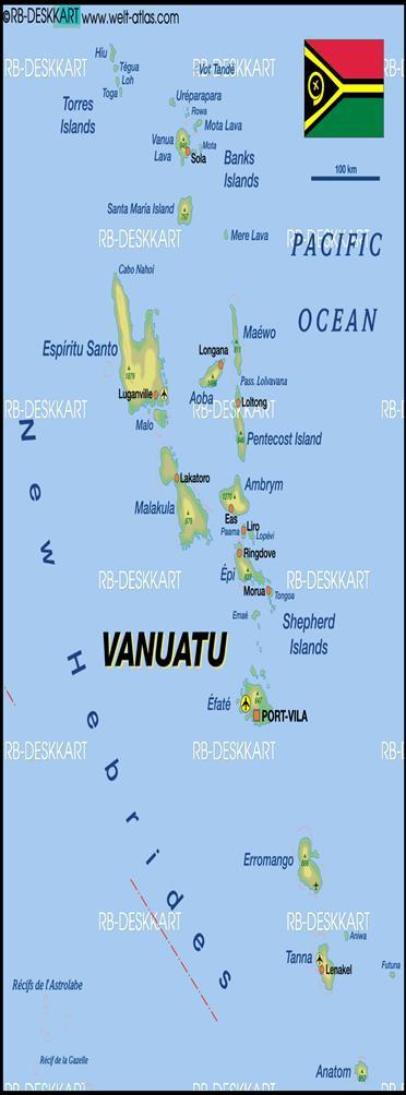 Vanuatu - An Overview Archipelago consisting of 83 islands of which 63 are inhabited Population of approximately 272,459 (2017 mini census) with the annual growth rate of 2.