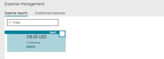 Expense management: Usability enhancements Multiple features added to improve usability of creating and managing expense reports.