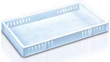 Confectionery Tray Hygienic 30 x 18 stacking trays, all models inter-stack 762 x 457 9743.