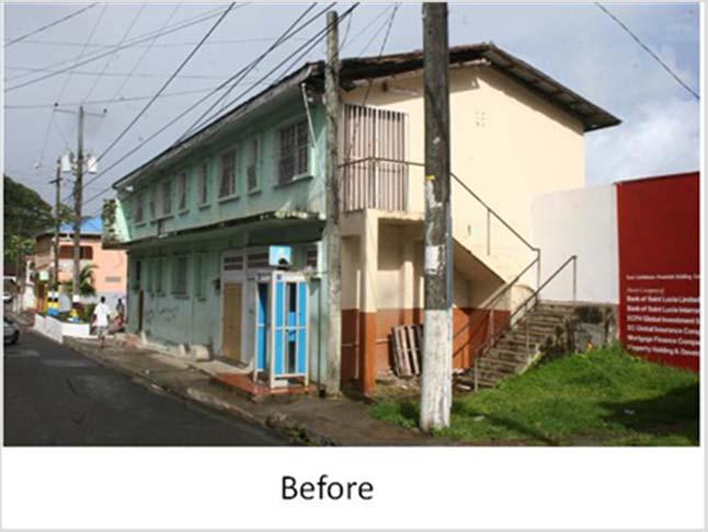 The Marchand Community Centre, Saint Lucia The project was designed to provide engineering guidelines to policy makers in the upgrading of the Caribbean Uniform Building Code (CUBIC).