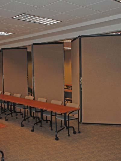 MODEL 2030 KWIK-WALL... One Source for Wall Systems. KWIK-WALL s 2000 Series - Operable wall systems answer the challenge for space division needs posed by multi-purpose room layouts.