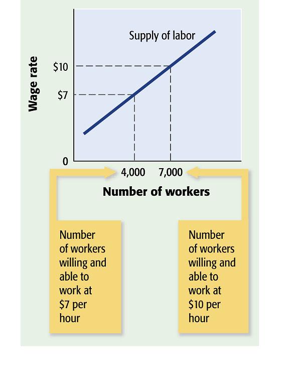 Supply and Demand Determine Wages