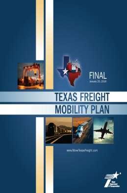 Overview of Texas Freight Mobility Plan The Freight Plan is TxDOT's first multimodal transportation plan that focuses on freight needs: Identifies freight transportation challenges and outlines