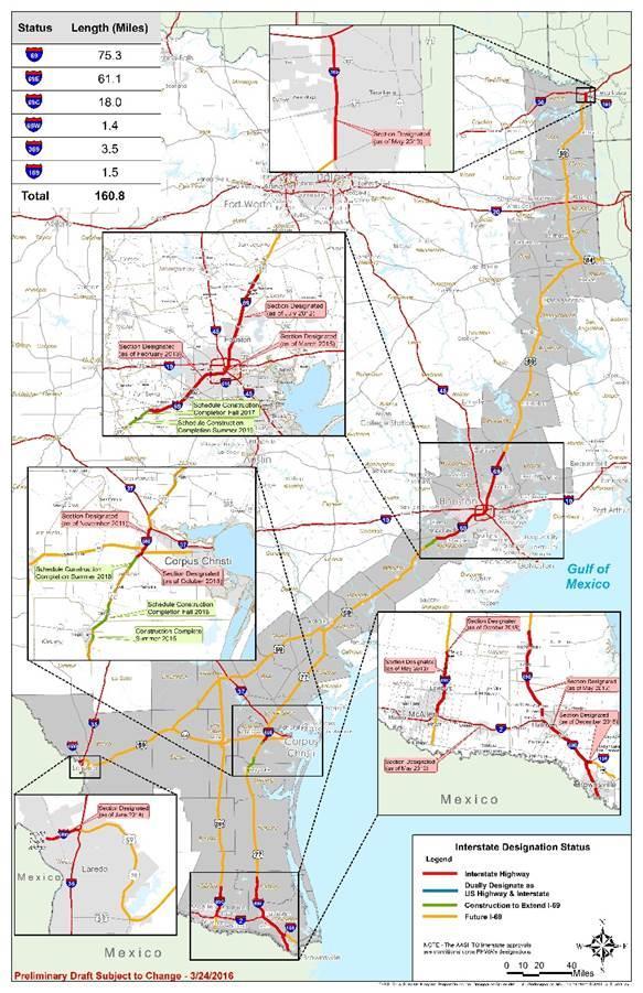 Freight Plan Projects in Houston Region Strategic Projects I-69 SH 36A Grand