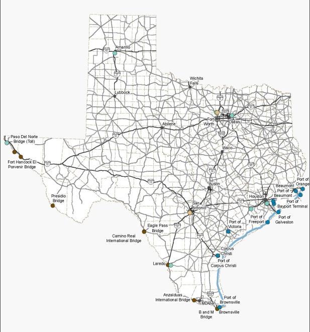 Texas Trunk Network Texas Freight
