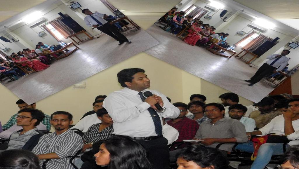 Bilaspur, Delivering his talk In front of Audience Image-7: