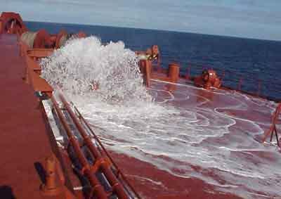 Ballast-water management requirements for ships entering the Seaway are among the strictest in the world: Ballast Water Exchange Saltwater Flushing of NOBOB Tanks