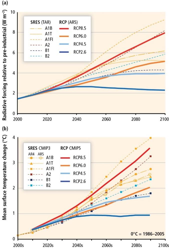Zero net emissions is part of the lowest RCP2.6 pathway for the latter quarter of this century.