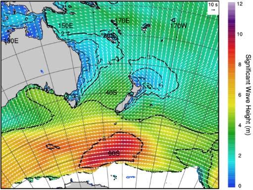 Little monitoring of wave conditions has been carried out around New Zealand.