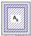 The wall thickness, t can be any value between 2c and A/u, provided A/u>2c, where, c is the cover to the longitudinal bars, A is the area of the section, and