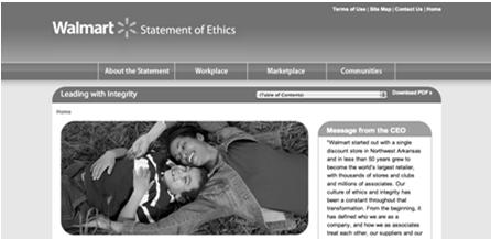 com/ethics Contact options Walmartethics.