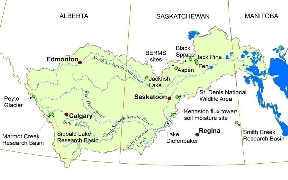 Two parallel studies are currently under development for the Saskatchewan River Basin (SRB) and for the western Canada regions (SRB, MAGS, etc) There is a substantial amount of Infrastructure in the