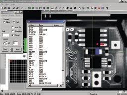 Multiple panels can be generated out of single PCB. The unique virtual-view function allows test and correction of a program without placing a component.