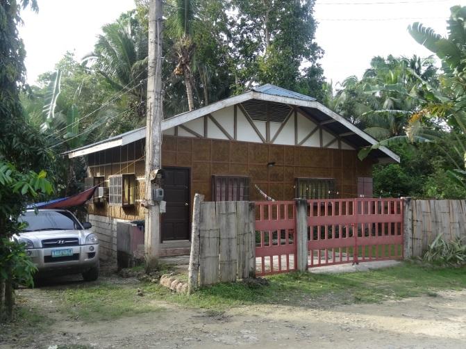 One-story timber with masonry skirt wall house on Bohol (example 1)
