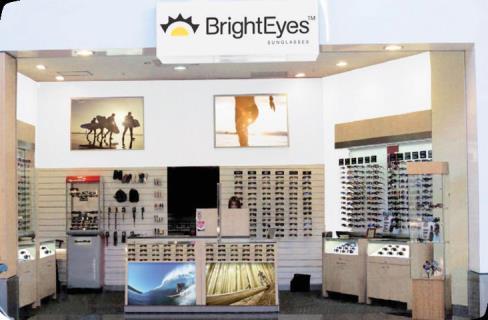 Support To be a BrightEyes sunglass store franchisee you don t need to have any previous retail experience.