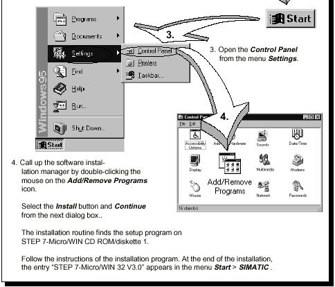 6: Cài đặt phần mềm STEP7 trên Window 95/98/ME/000/NT Sau