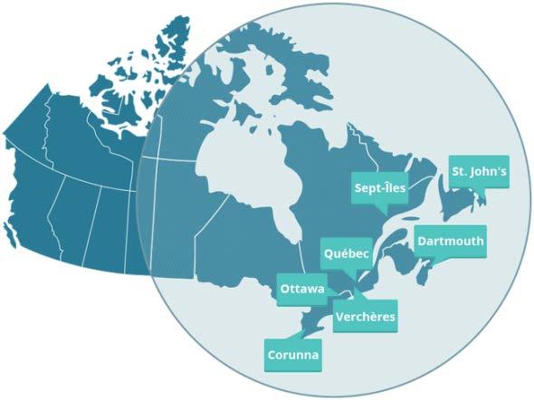 - 37 - Unrestricted ECRC offers a Subscriber Agreement to organizations including the oil exploration and production facilities operating off Canada s east coast.
